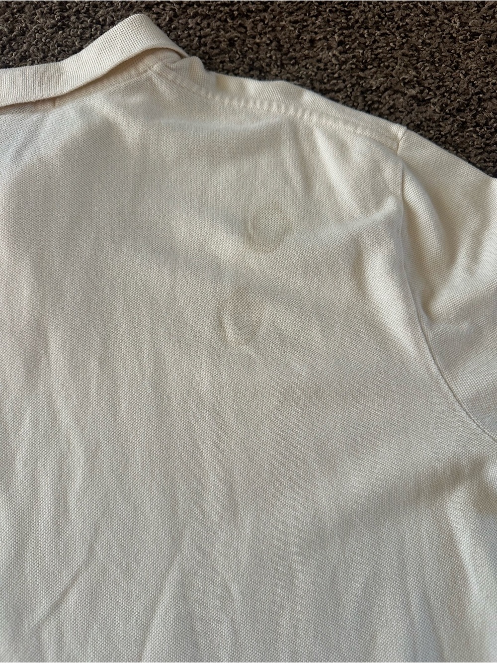 Vintage Ralph Lauren Men’s Cream Polo - Picture 9 of 10